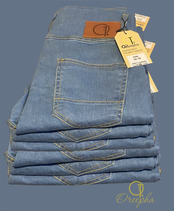 Female rip jeans