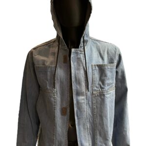 Male denim hoodie