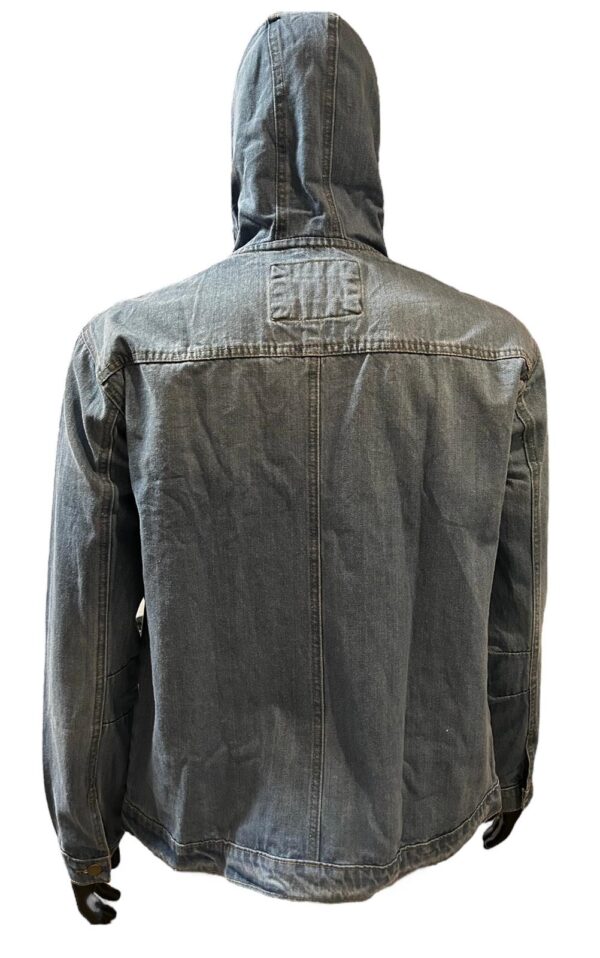 Male denim hoodie